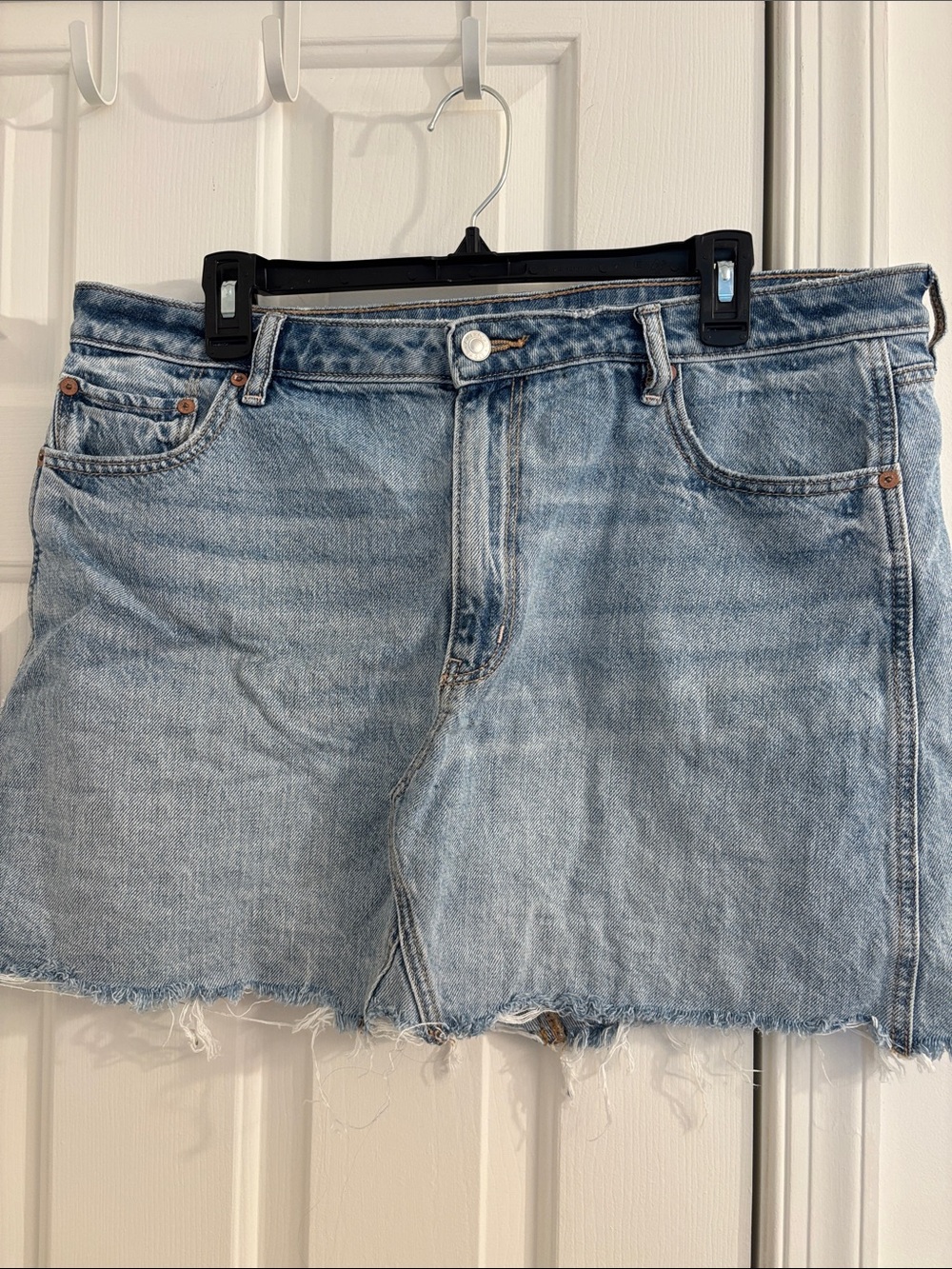 American Eagle Outfitters Light Blue Denim Mini Skirt